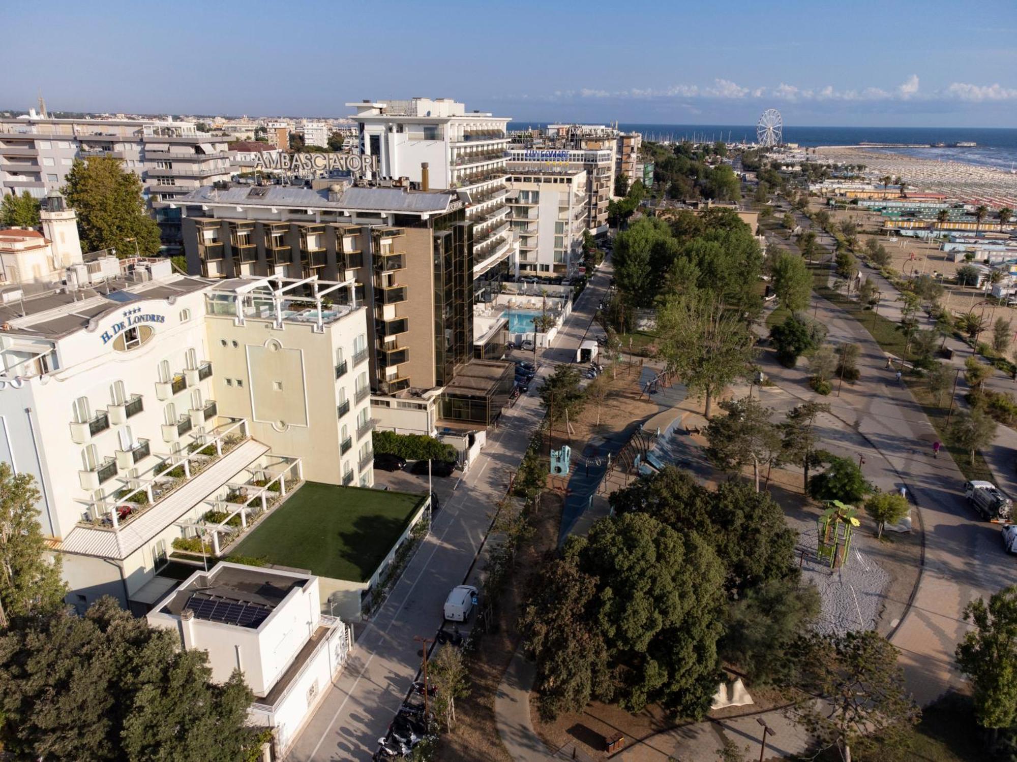 Hotel De Londres Rimini Esterno foto